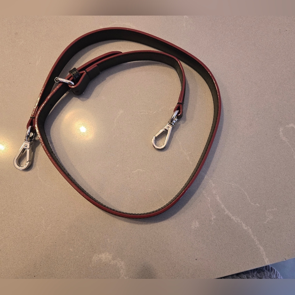MZ Wallace Black Leather Adjustable strap